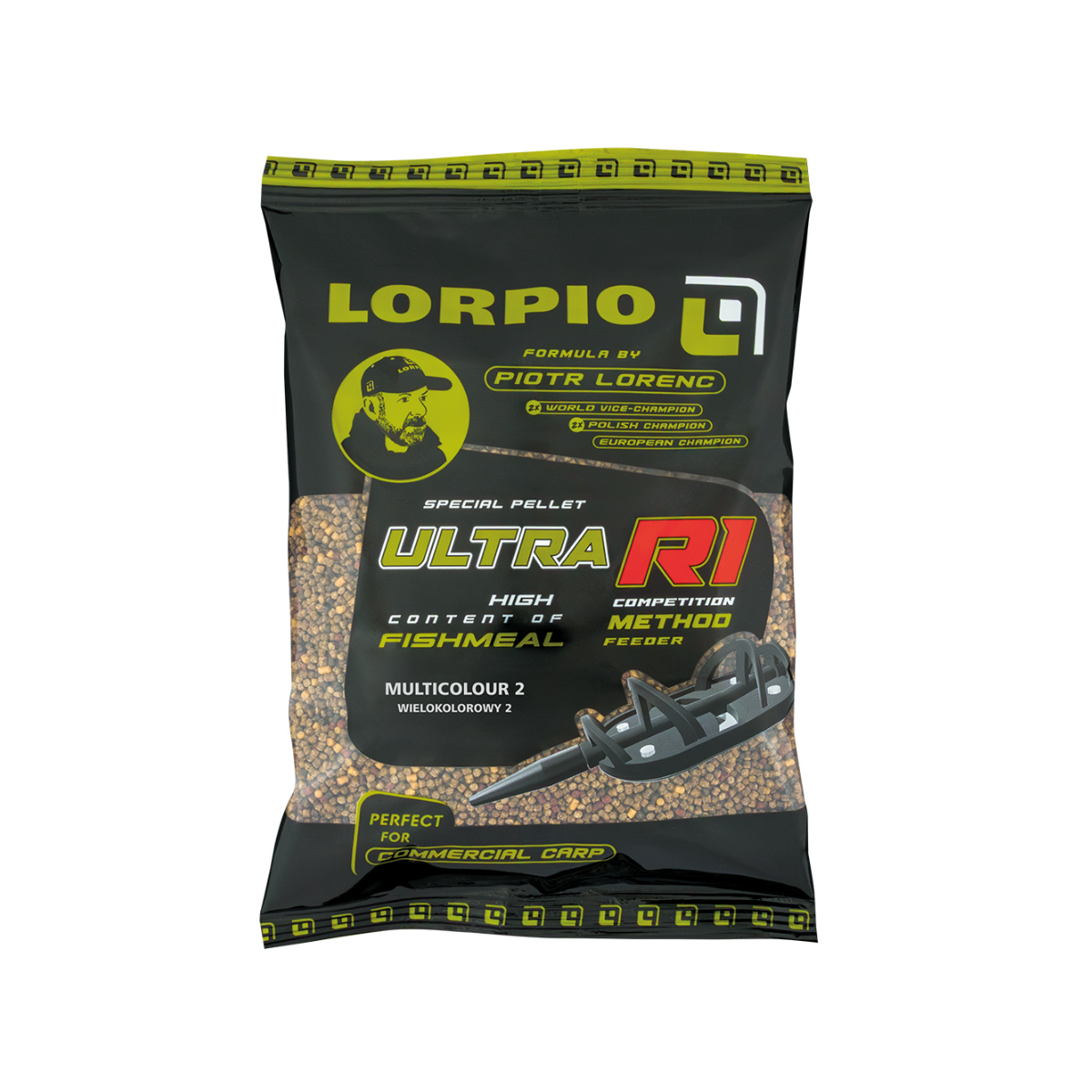 PELLET Lorpio ULTRA R1 MULTICOLOUR 700 g - 2mm - Halibut