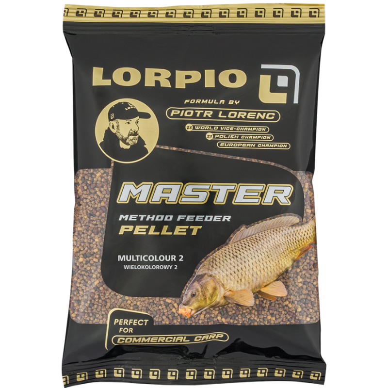 PELLET Lorpio MASTER MULTICOLOUR 700 g - 2mm -Halibut