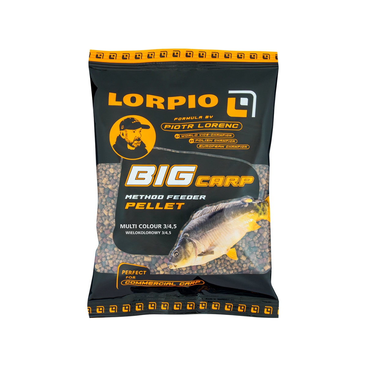 PELLET Lorpio BIG CARP MULTICOLOUR 700 g - 3mm / 4,5mm - Halibut