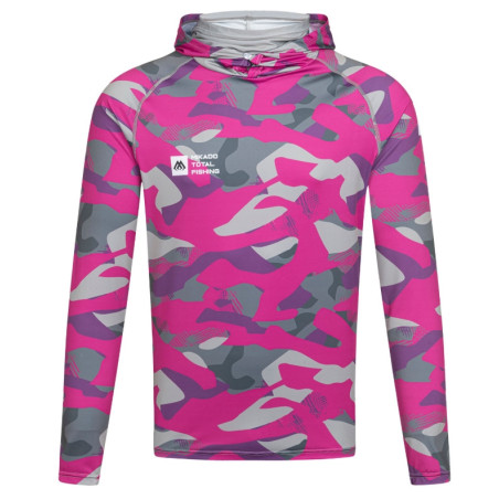 Bluza z kapturem i kominem Mikado z filtrem UPF roz.M - LADY CAMO Bluza z kapturem i kominem Mikado z filtrem UPF roz.M - LADY CAMO