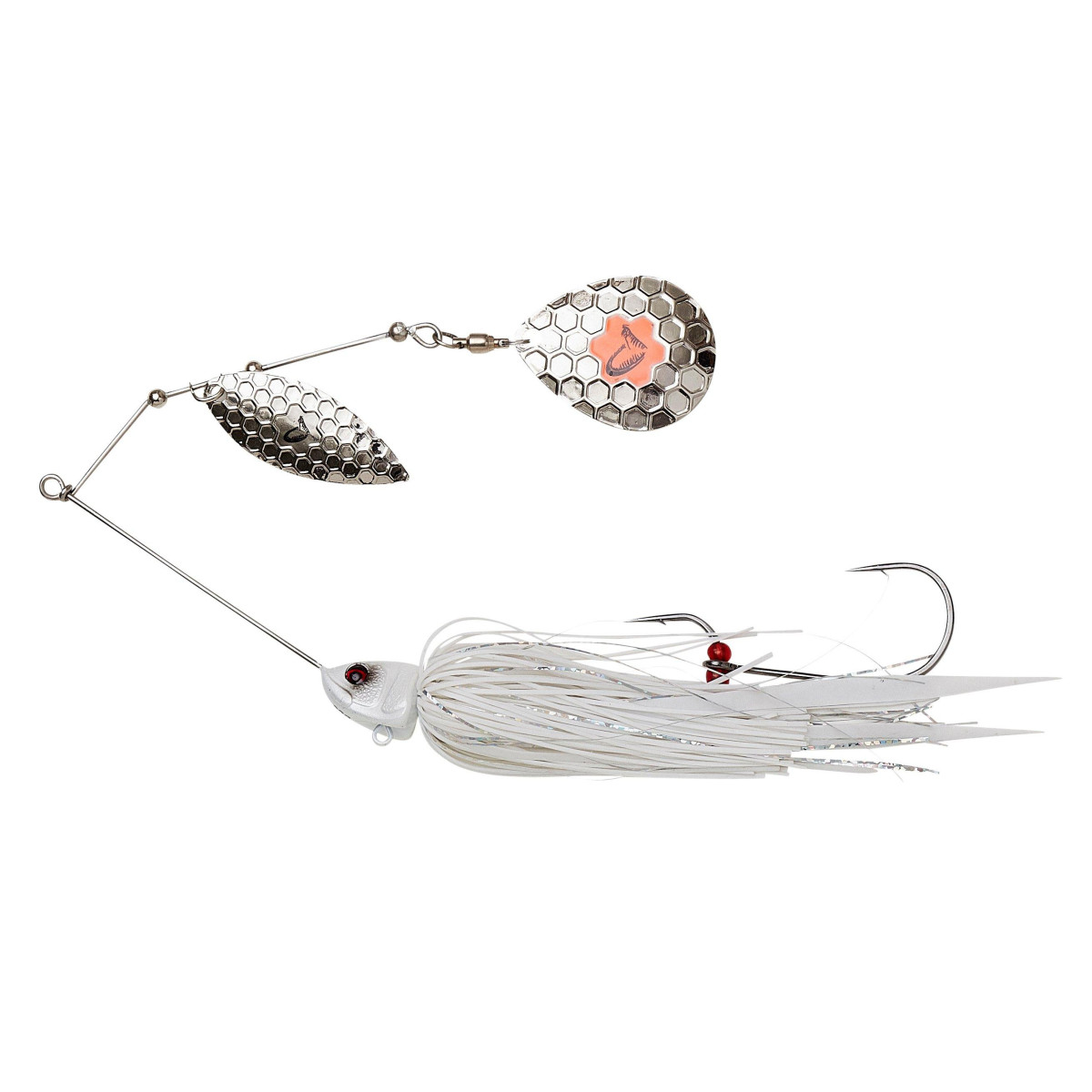 Przynęta Savage Gear Da’Bush Spinnerbait 14cm 21g white silver Przynęta Savage Gear Da’Bush Spinnerbait 14cm 21g white silver
