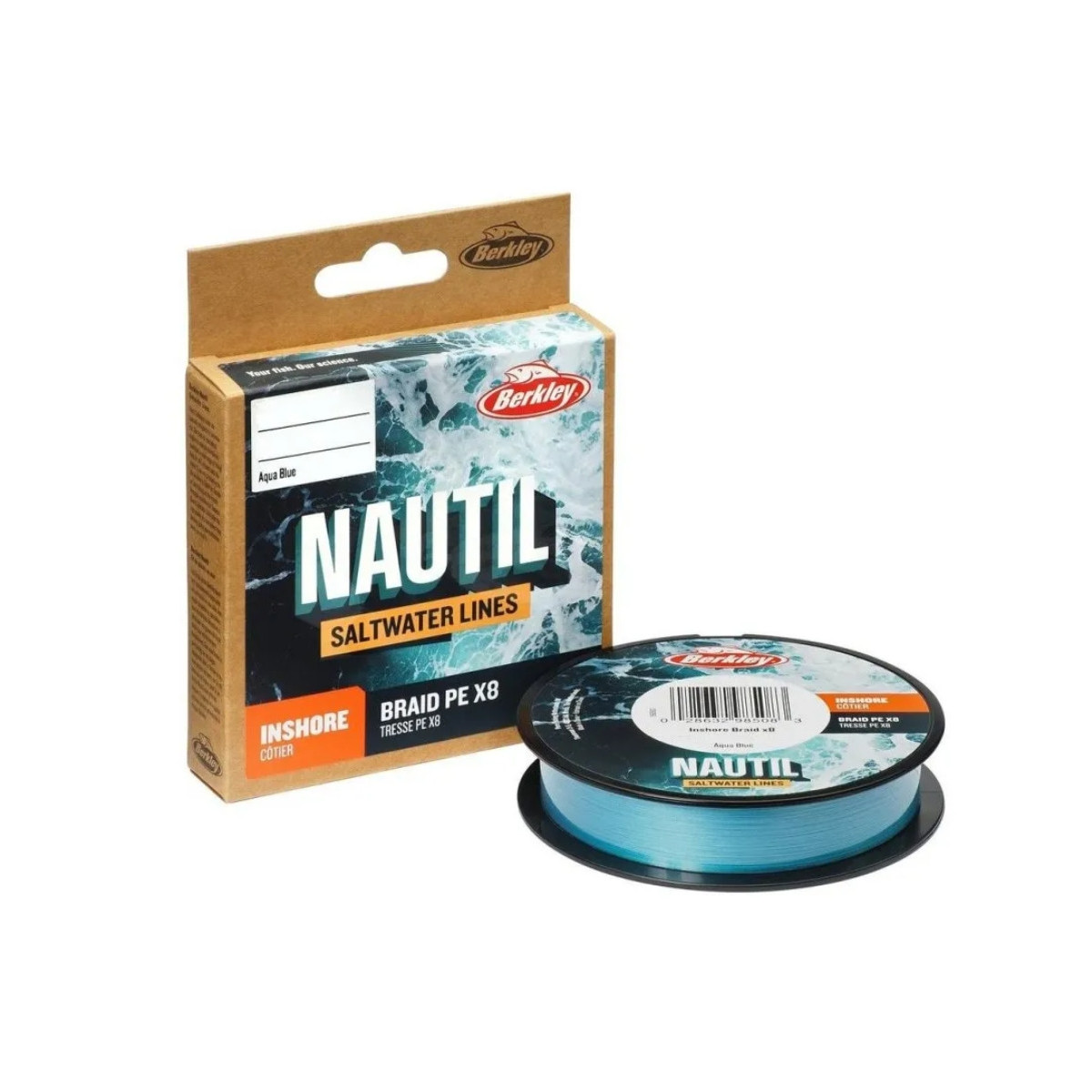 Plecionka Berkley Nautil Braid x8 150m / 0,10mm / AquaBlue
