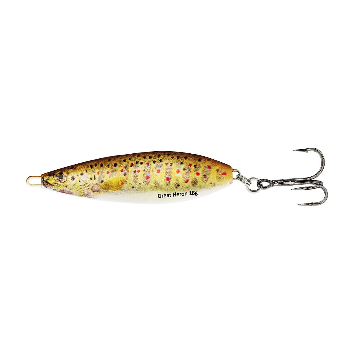 Błystka wahadłowa Westin Great Heron 8,5cm 22g Brown Trout Fry
