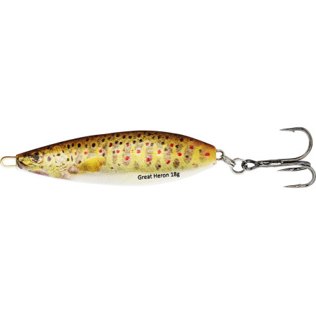 Błystka wahadłowa Westin Great Heron 8,5cm 22g Brown Trout Fry Błystka wahadłowa Westin Great Heron 8,5cm 22g Brown Trout Fry