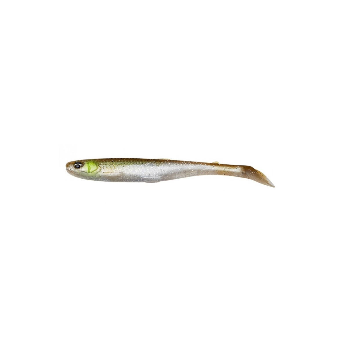 Przynęta Savage Gear Slender Scoop Shad 9cm - GREEN SILVER Przynęta Savage Gear Slender Scoop Shad 9cm - GREEN SILVER