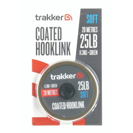 Plecionka Trakker Soft Coated Hooklink 20m / 25lb / 11,3kg Plecionka Trakker Soft Coated Hooklink 20m / 25lb / 11,3kg
