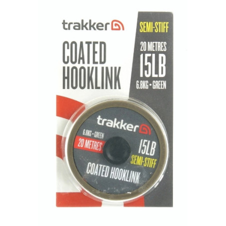 Plecionka Trakker Semi Stiff Coated Hooklink 20m / 35lb / 15,9kg Plecionka Trakker Semi Stiff Coated Hooklink 20m / 35lb / 15,9kg