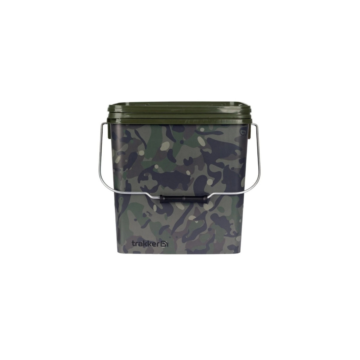 Wiadro z tacką Trakker Camo Square Container inc tray 13L Wiadro z tacką Trakker Camo Square Container inc tray 13L