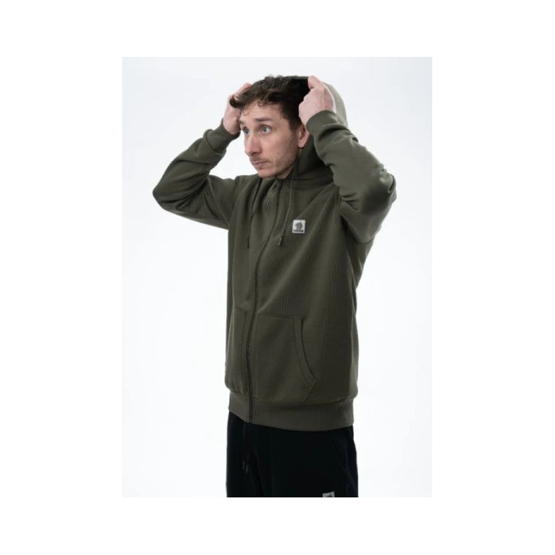 Bluza Nash Make It Happen Badge Zipped Hoody roz.M - Green Bluza Nash Make It Happen Badge Zipped Hoody roz.M - Green