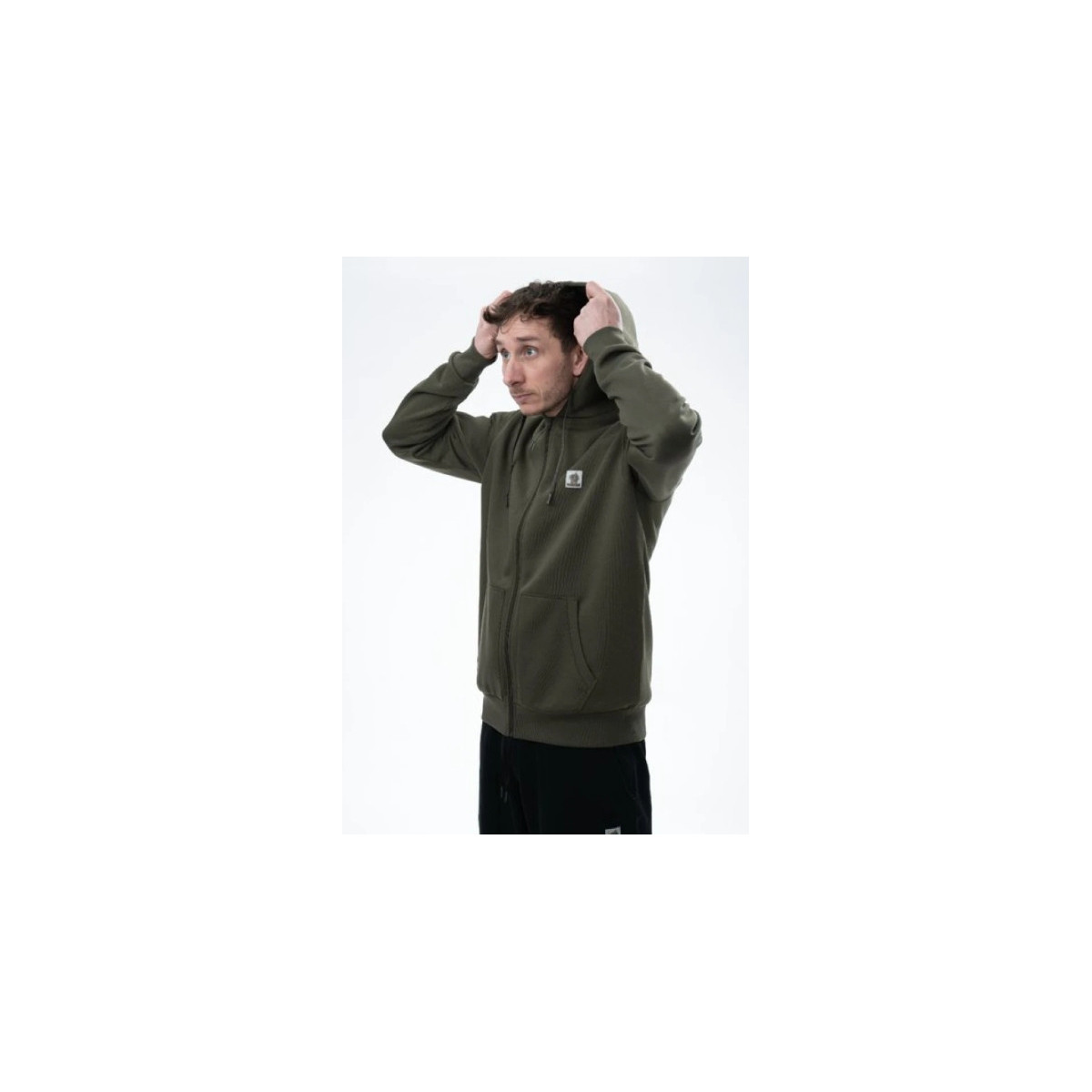 Bluza Nash Make It Happen Badge Zipped Hoody roz.L - Green