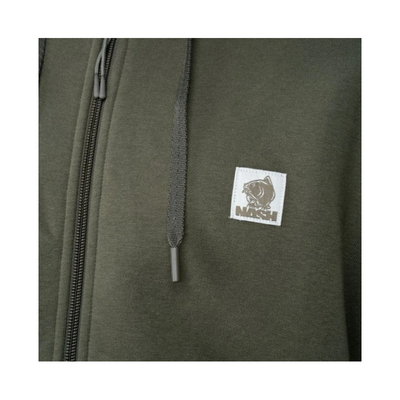 Bluza Nash Make It Happen Badge Zipped Hoody roz.L - Green