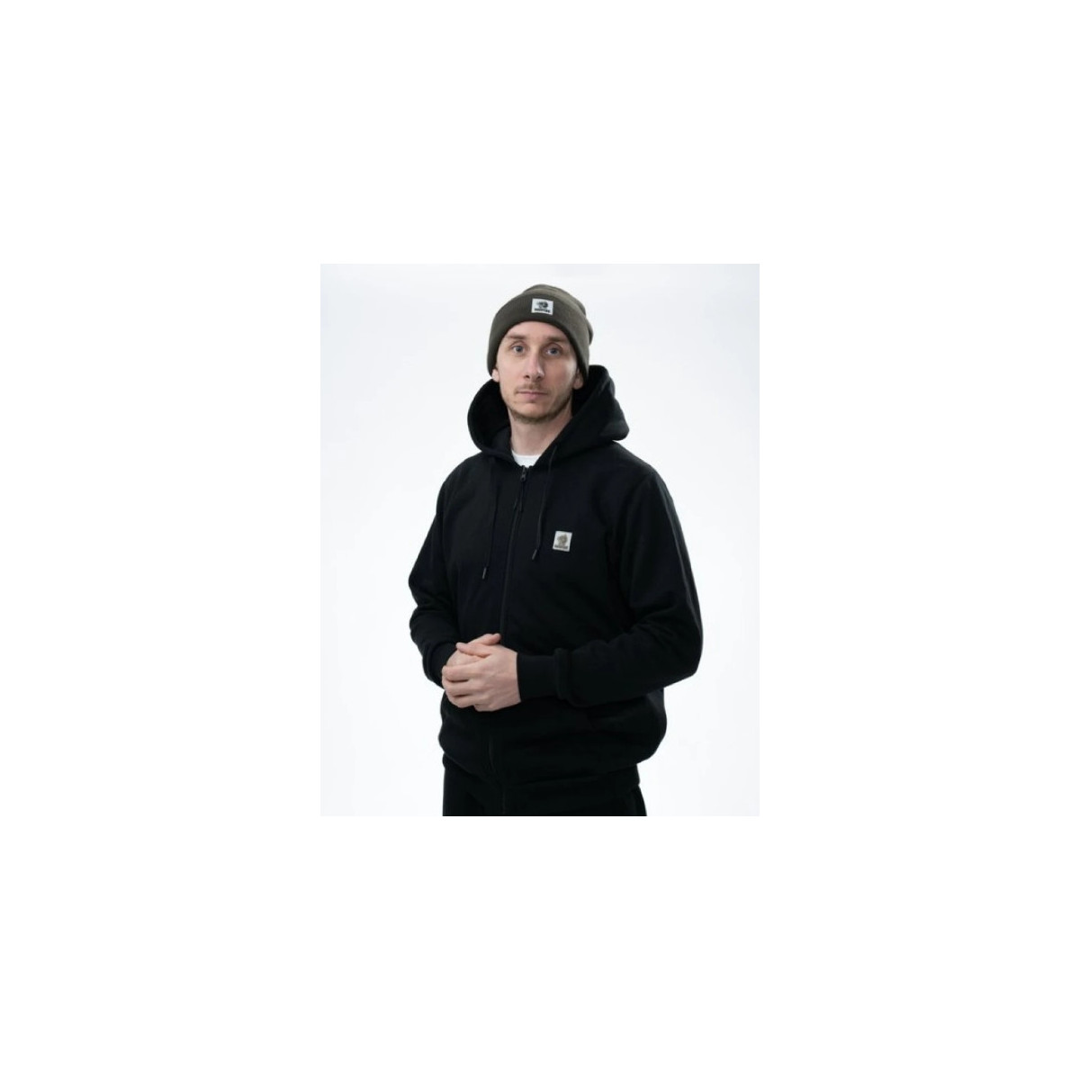 Bluza Nash Make It Happen Badge Zipped Hoody roz.L - Black Bluza Nash Make It Happen Badge Zipped Hoody roz.L - Black