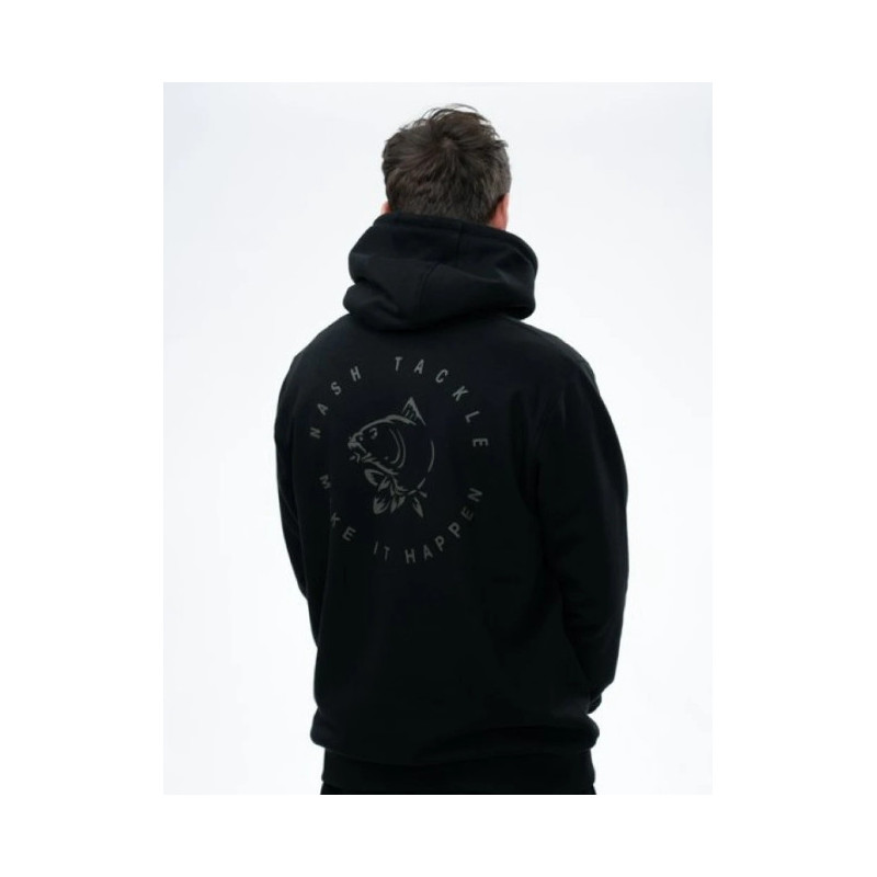 Bluza Nash Make It Happen Carp Logo Hoody roz.M - Black