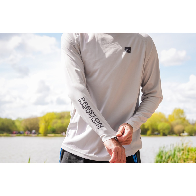 Koszulka Preston Grey Performance Sun Shirt UPF-40 roz.XL