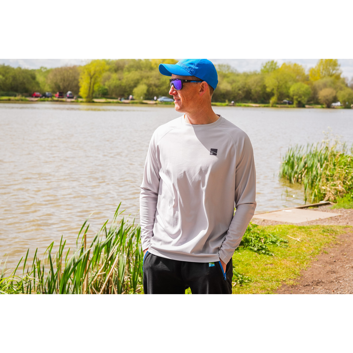 Koszulka Preston Grey Performance Sun Shirt UPF-40 roz.XL