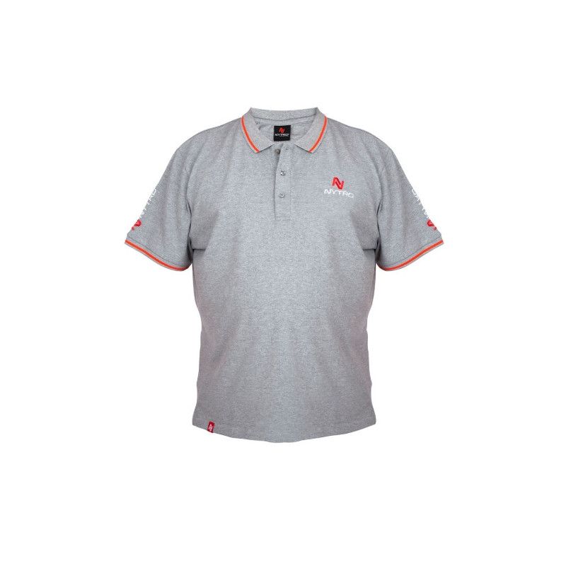 Koszulka Nytro LIGHT MARL GREY POLO SHIRT roz.XL