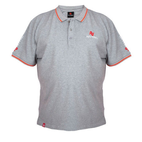 Koszulka Nytro LIGHT MARL GREY POLO SHIRT roz.XL