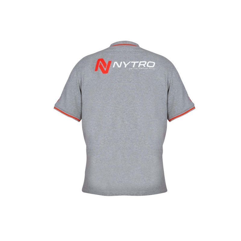 Koszulka Nytro LIGHT MARL GREY POLO SHIRT roz.XL