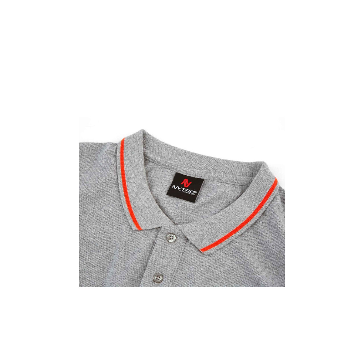 Koszulka Nytro LIGHT MARL GREY POLO SHIRT roz.XL