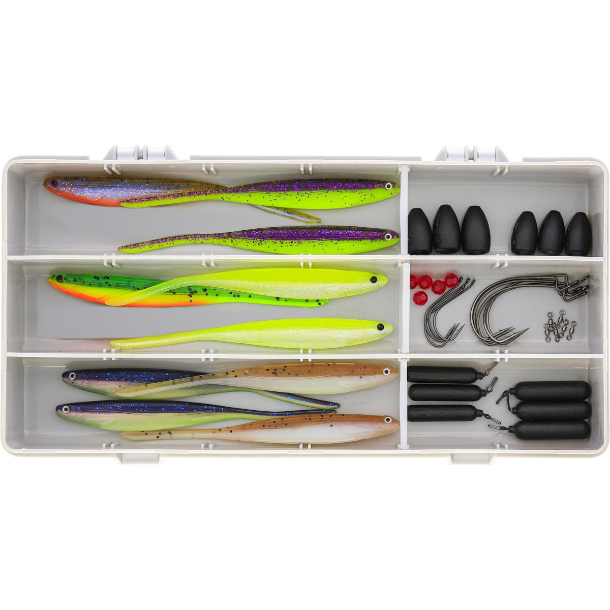 Zestaw gum Westin Zander Box Dropshot + Texas & Carolina Zestaw gum Westin Zander Box Dropshot + Texas & Carolina