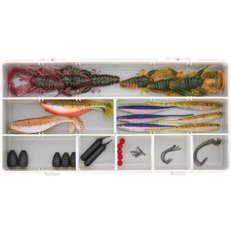 Zestaw gum Westin Perch Box Dropshot + Texas & Carolina Zestaw gum Westin Perch Box Dropshot + Texas & Carolina