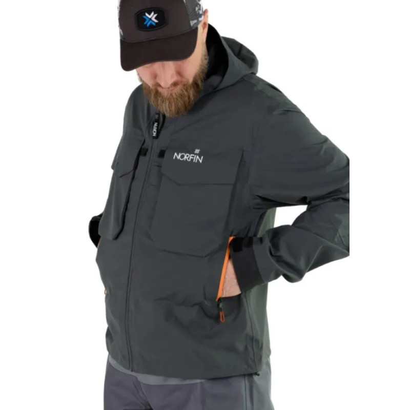 Kurtka Norfin Pilot Wading Jacket Gray roz.XL Kurtka Norfin Pilot Wading Jacket Gray roz.XL