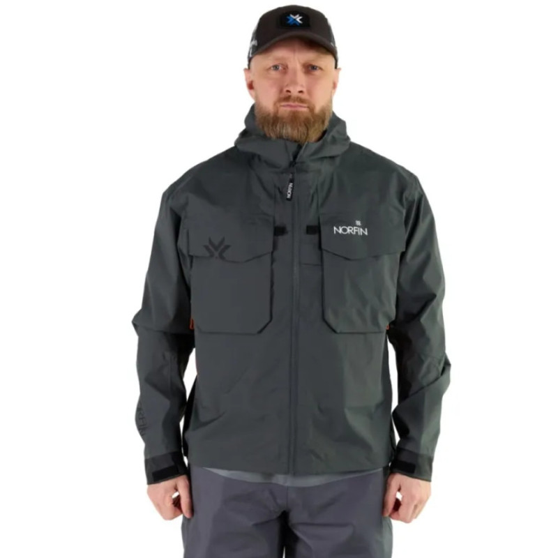 Kurtka Norfin Pilot Wading Jacket Gray roz.XL Kurtka Norfin Pilot Wading Jacket Gray roz.XL