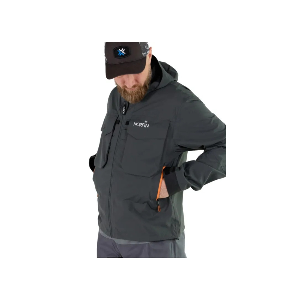 Kurtka Norfin Pilot Wading Jacket Gray roz.L Kurtka Norfin Pilot Wading Jacket Gray roz.L