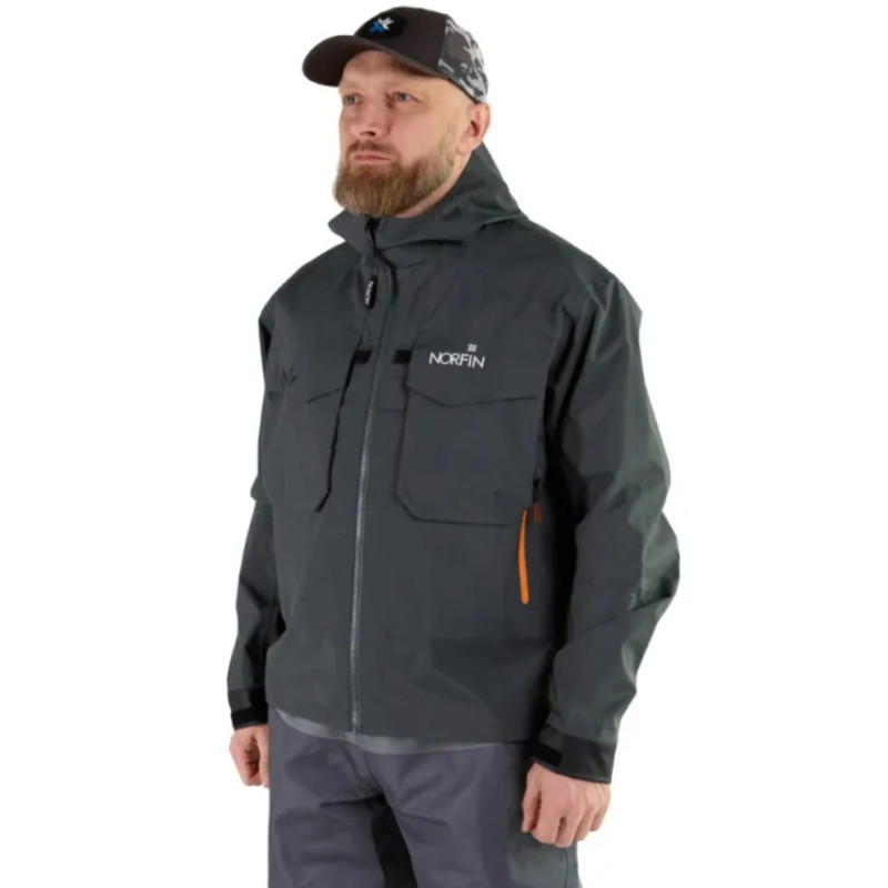 Kurtka Norfin Pilot Wading Jacket Gray roz.L Kurtka Norfin Pilot Wading Jacket Gray roz.L