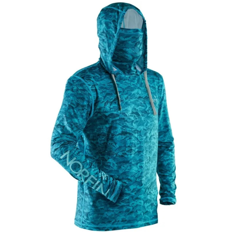 Koszulka Norfin Shirt Sun Pro Marlin Hoodie Green roz.M