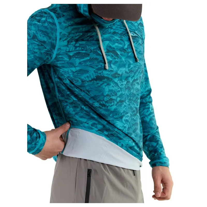 Koszulka Norfin Shirt Sun Pro Marlin Hoodie Green roz.M