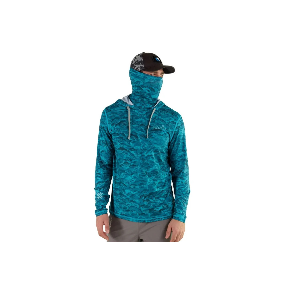 Koszulka Norfin Shirt Sun Pro Marlin Hoodie Green roz.XL Koszulka Norfin Shirt Sun Pro Marlin Hoodie Green roz.XL