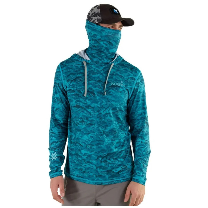 Koszulka Norfin Shirt Sun Pro Marlin Hoodie Green roz.XL Koszulka Norfin Shirt Sun Pro Marlin Hoodie Green roz.XL