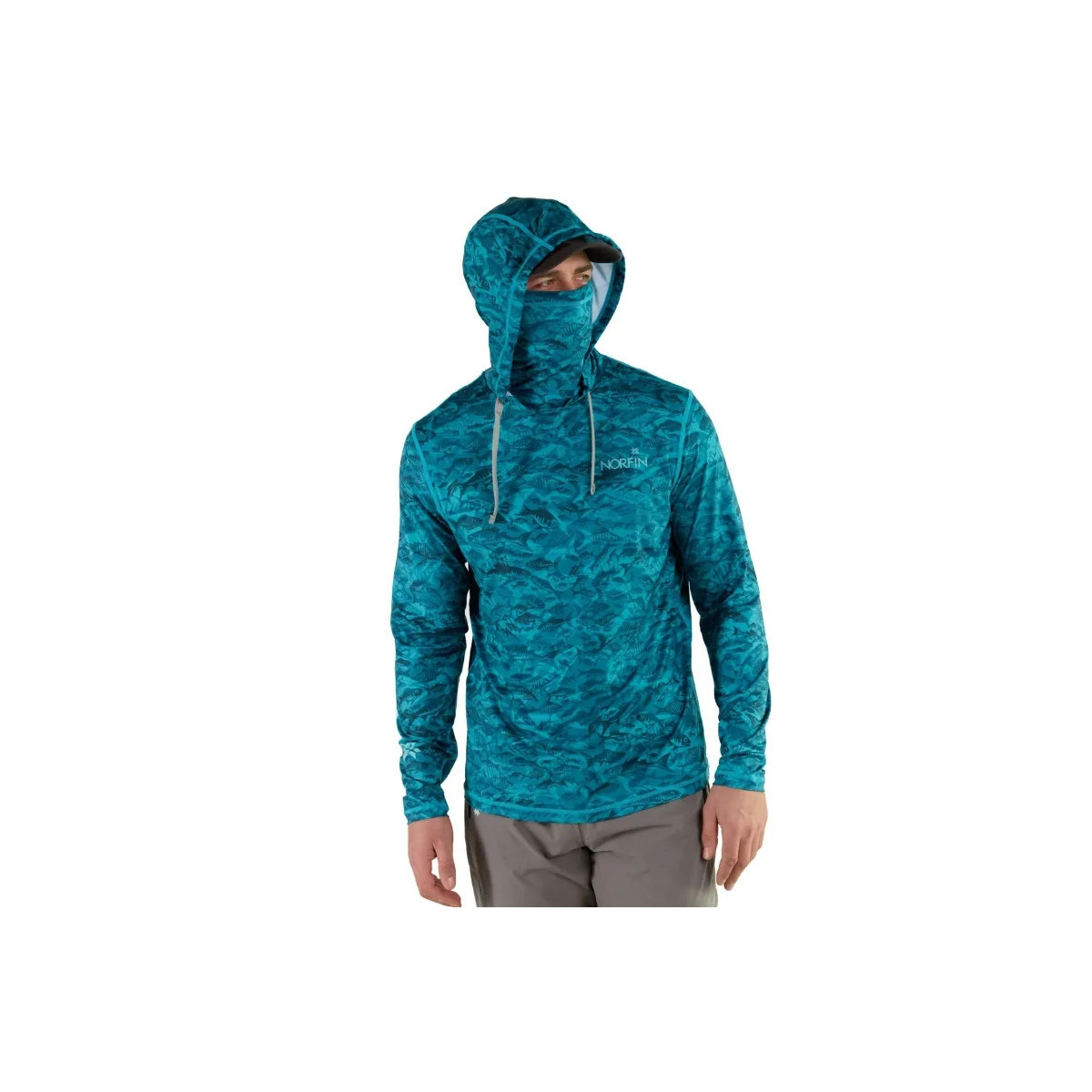 Koszulka Norfin Shirt Sun Pro Marlin Hoodie Green roz.XL Koszulka Norfin Shirt Sun Pro Marlin Hoodie Green roz.XL