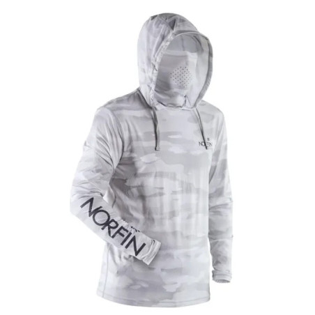Koszulka Norfin Shirt Sun Pro Guard Hoodie Gray roz.M