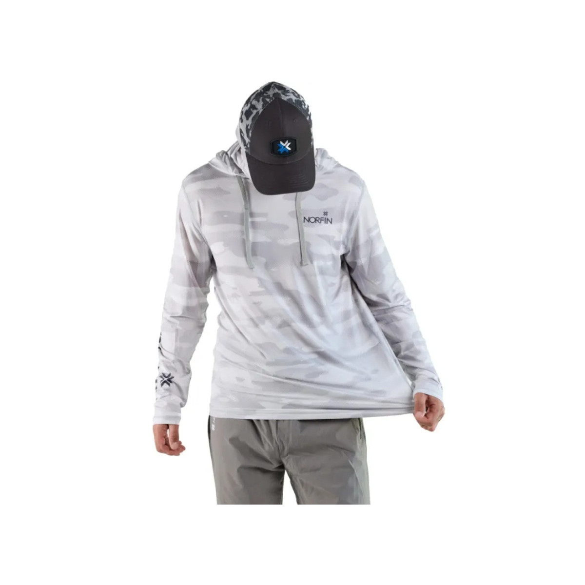 Koszulka Norfin Shirt Sun Pro Guard Hoodie Gray roz.M Koszulka Norfin Shirt Sun Pro Guard Hoodie Gray roz.M