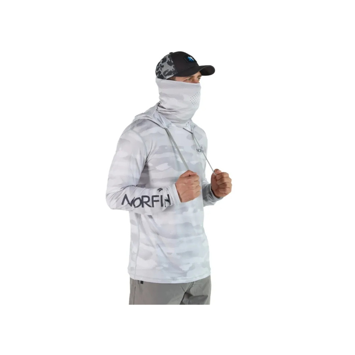 Koszulka Norfin Shirt Sun Pro Guard Hoodie Gray roz.M Koszulka Norfin Shirt Sun Pro Guard Hoodie Gray roz.M