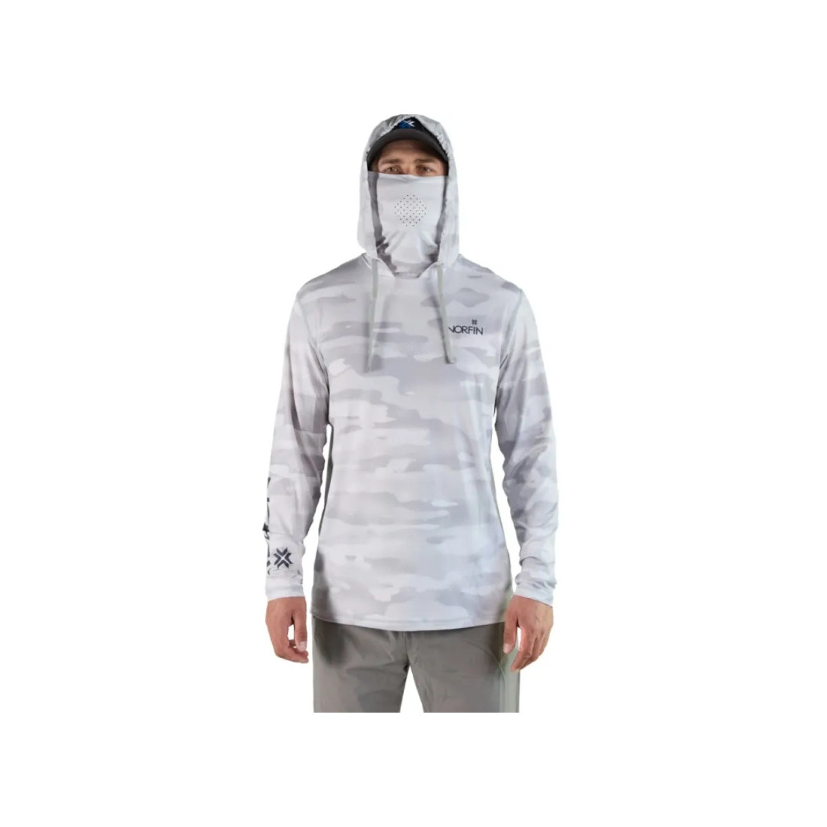 Koszulka Norfin Shirt Sun Pro Guard Hoodie Gray roz.M Koszulka Norfin Shirt Sun Pro Guard Hoodie Gray roz.M