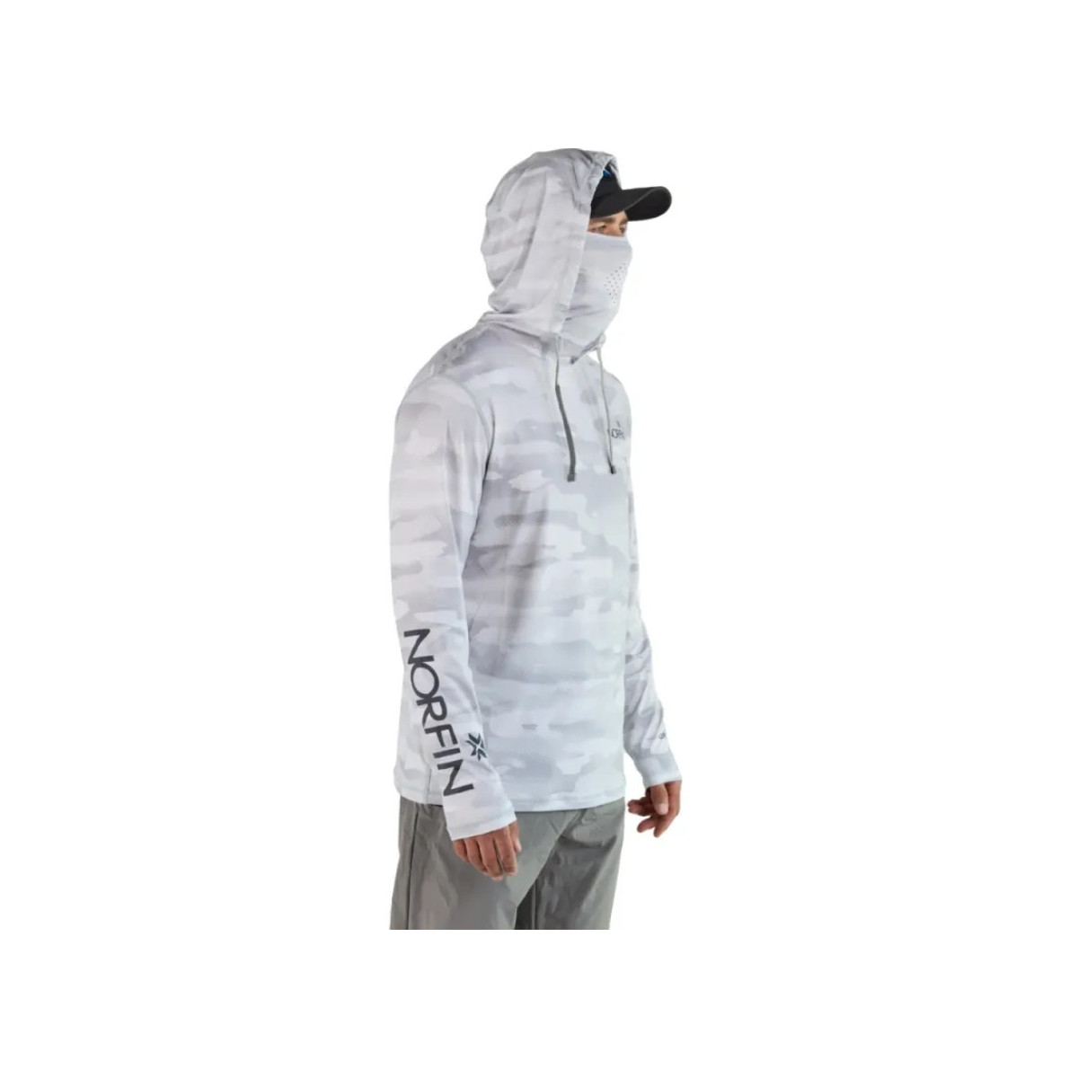 Koszulka Norfin Shirt Sun Pro Guard Hoodie Gray roz.XL