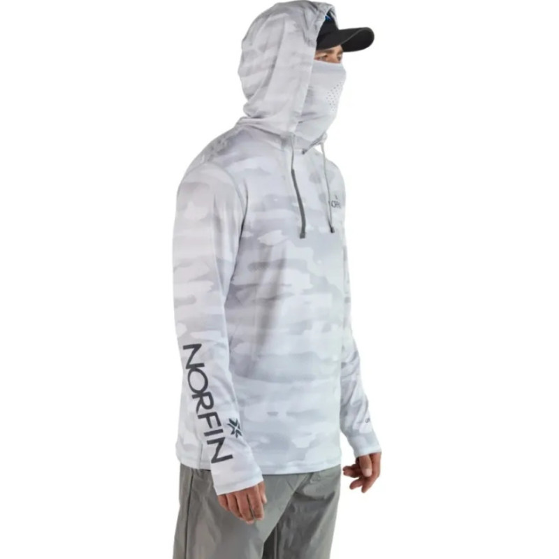 Koszulka Norfin Shirt Sun Pro Guard Hoodie Gray roz.XL