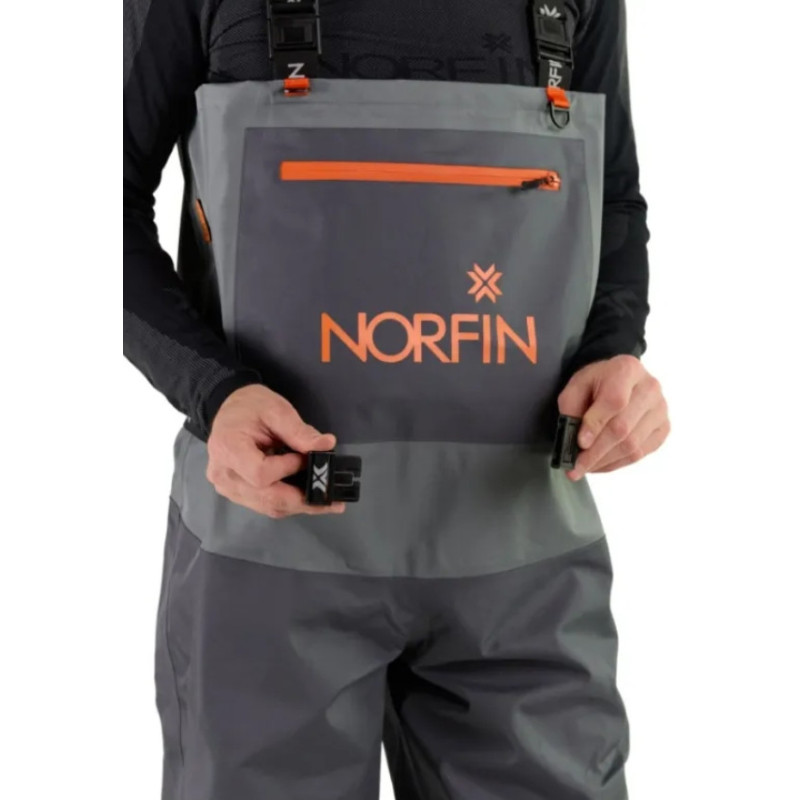 Spodniobuty Norfin Waders Pilot Stockingfoot Gray roz.M Spodniobuty Norfin Waders Pilot Stockingfoot Gray roz.M