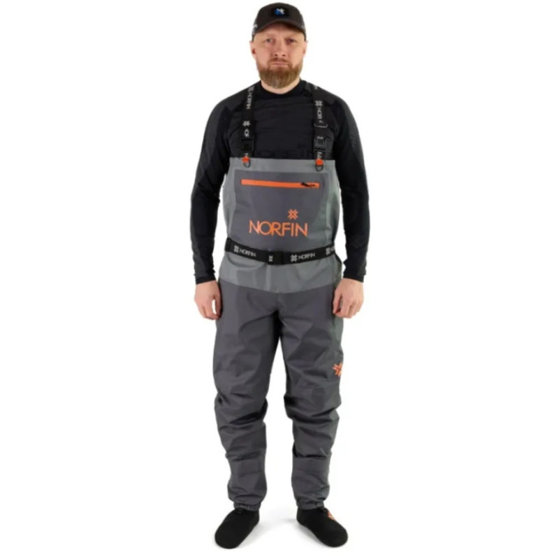 Spodniobuty Norfin Waders Pilot Stockingfoot Gray roz.XL Spodniobuty Norfin Waders Pilot Stockingfoot Gray roz.XL