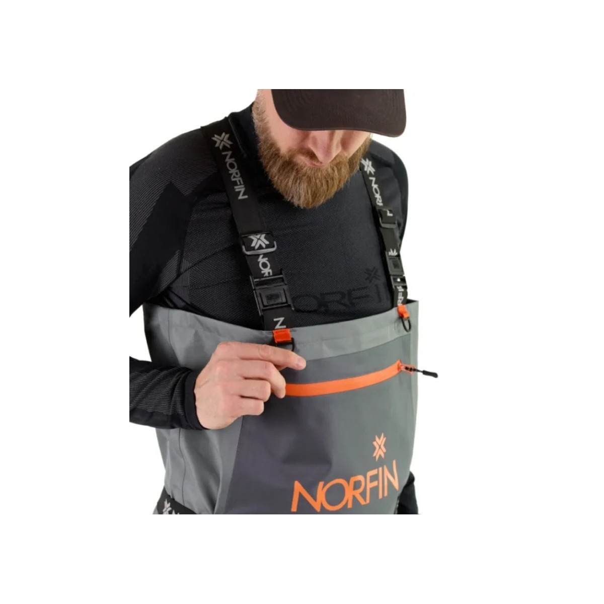 Spodniobuty Norfin Waders Pilot Stockingfoot Gray roz.XL Spodniobuty Norfin Waders Pilot Stockingfoot Gray roz.XL