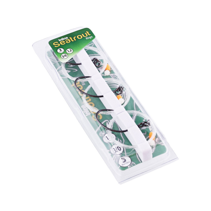 Przypon Westin Inline Seatrout Rig Single Hooks 1/0 120cm 0.42mm