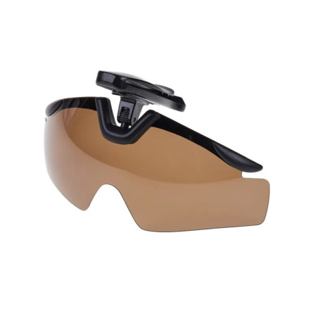 Okulary Norfin for Lucky John Polarized Clip-on Sunglasses 10 - Brown Lens