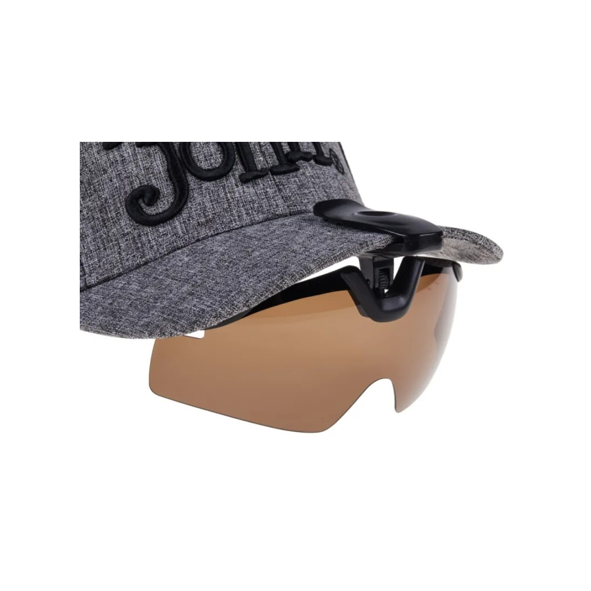 Okulary Norfin for Lucky John Polarized Clip-on Sunglasses 10 - Brown Lens