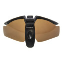 Okulary Norfin for Lucky John Polarized Clip-on Sunglasses 10 - Brown Lens