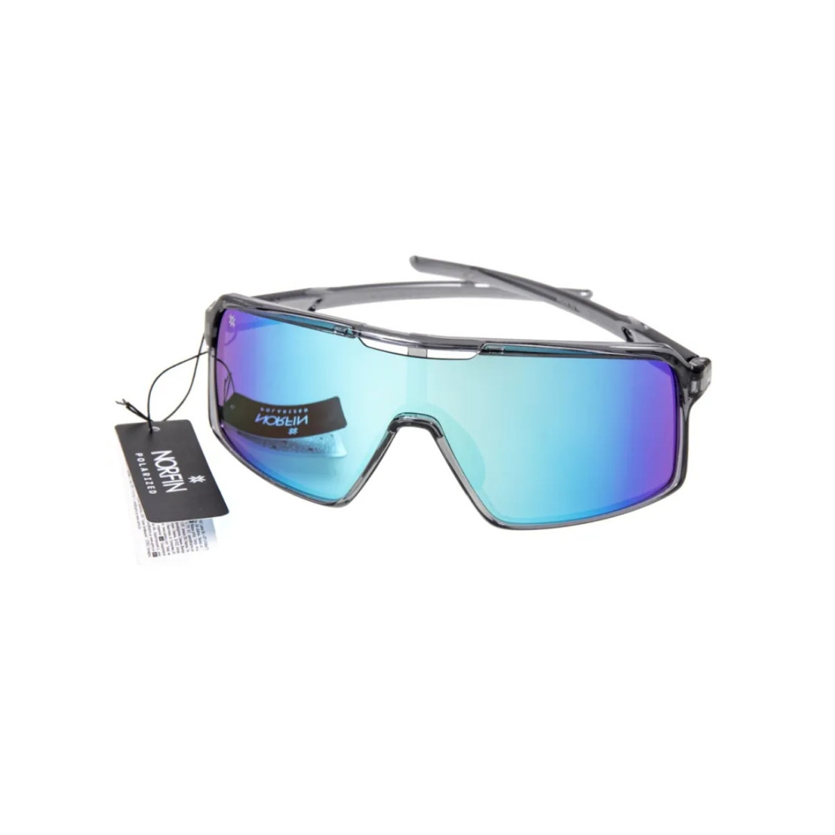 Okulary Norfin blue REVO 16 - szary / niebieska powłoka lustrzana Okulary Norfin blue REVO 16 - szary / niebieska powłoka lustrzana