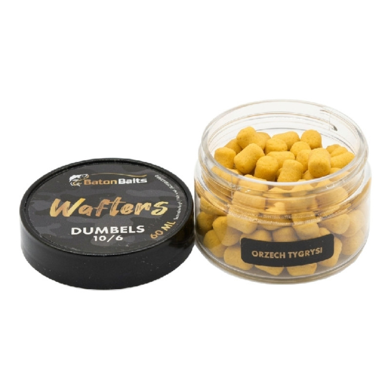 Przynęta Dumbels Baton Baits 10/6mm - Orzech Tygrysi Przynęta Dumbels Baton Baits 10/6mm - Orzech Tygrysi