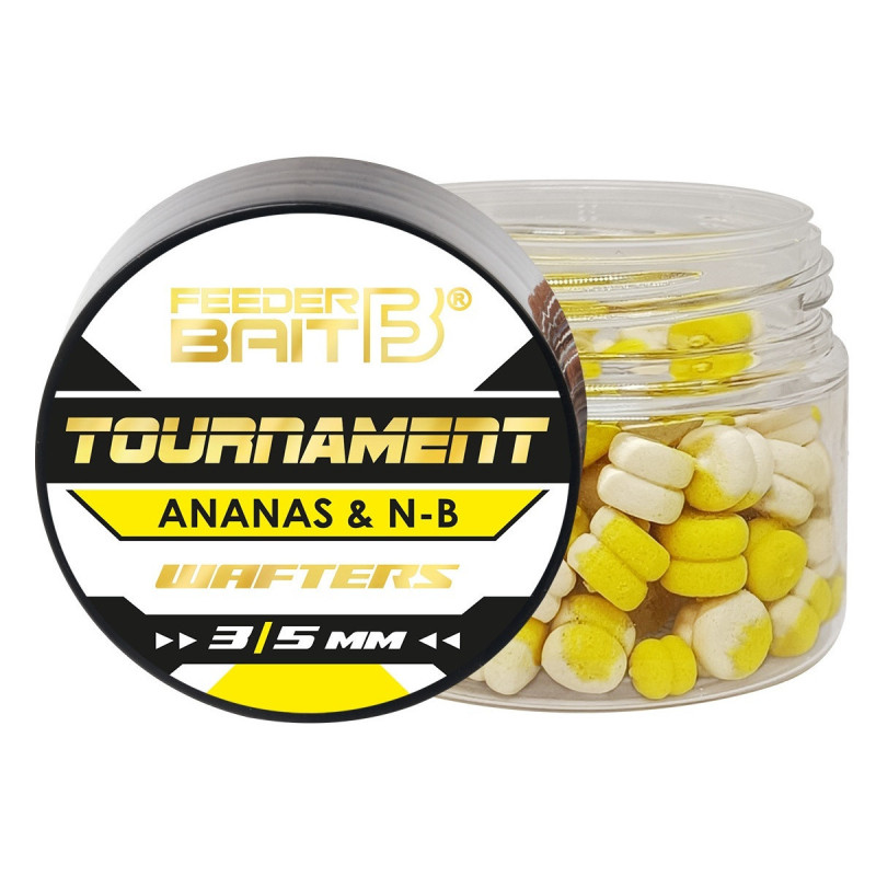 Przynęta Feeder Bait Tournament Wafters 3/5mm - Ananas & N-B Przynęta Feeder Bait Tournament Wafters 3/5mm - Ananas & N-B